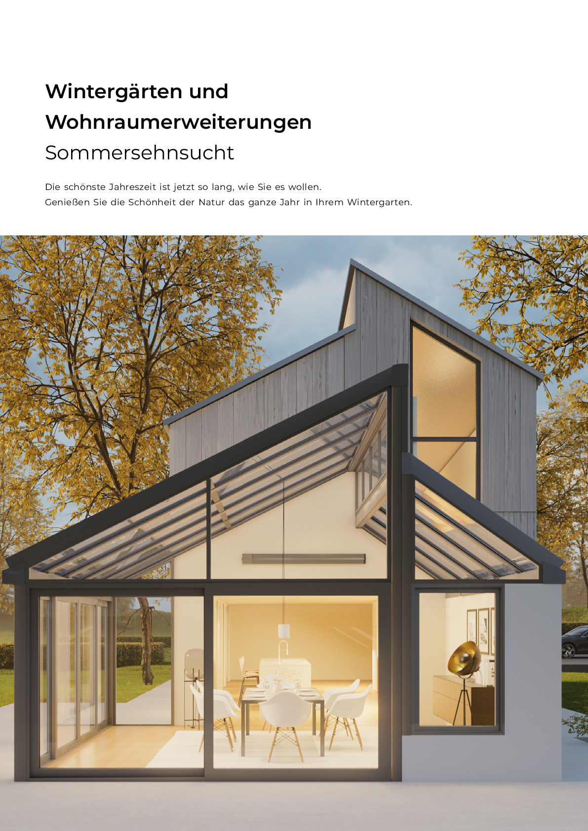 Vorschaubild von Dokument: Wintergärten und Wohnraumerweiterungen